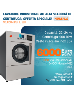 Lavatrice industriale Supercentrifuganti KENLE U22