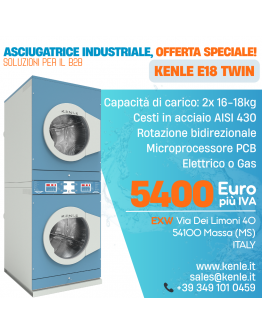 Asciugatrice professionale KENLE E18 Twin