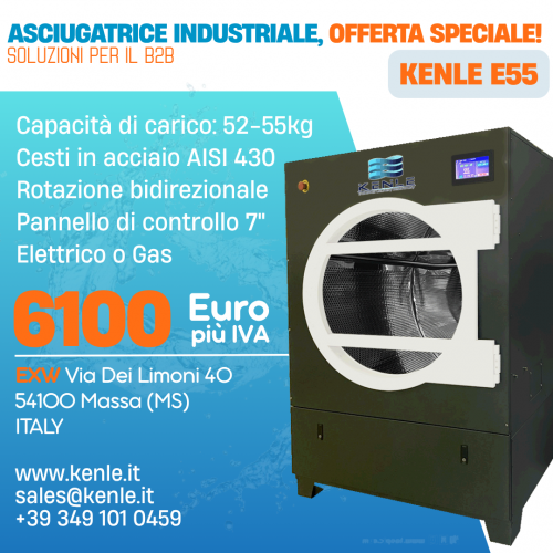 Asciugatrice Industriale KENLE E55